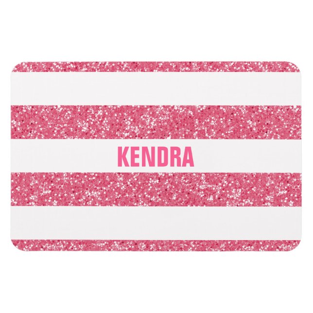 Gnistra Glitter Titta på Rand Premium Magnet (Horisontell)