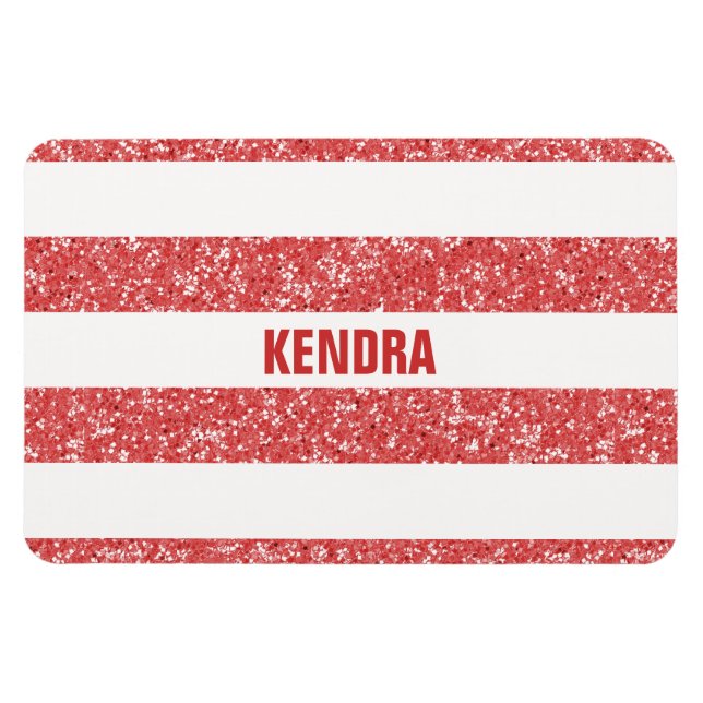 Gnistra Glitter Titta på Rand Premium Magnet (Horisontell)