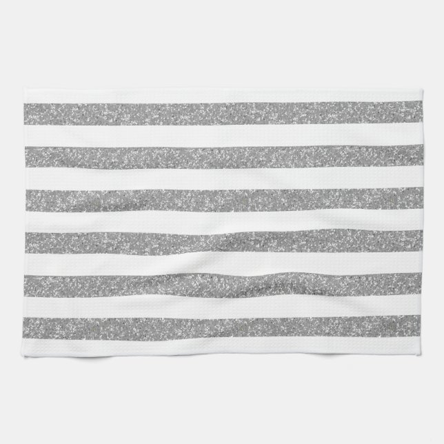 Gnistra Glitter Titta på Rand Towel Kökshandduk (Horisontell)