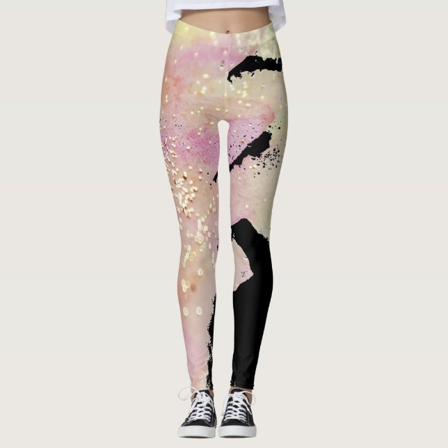 *~*gnistra & glittervattenfärgfantasi leggings (Framsida)