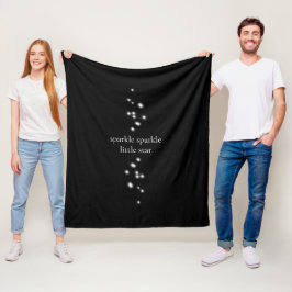 Gnistra Gnistra Little Star Black Starlight Fleecefilt