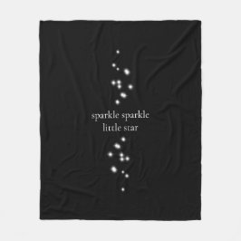 Gnistra Gnistra Little Star Black Starlight Fleecefilt