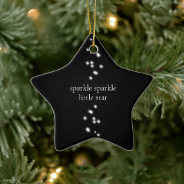 Gnistra Gnistra Little Star Black Starlight Julgransprydnad Keramik