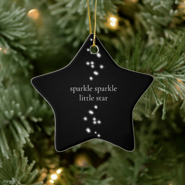 Gnistra Gnistra Little Star Black Starlight Julgransprydnad Keramik (Träd)