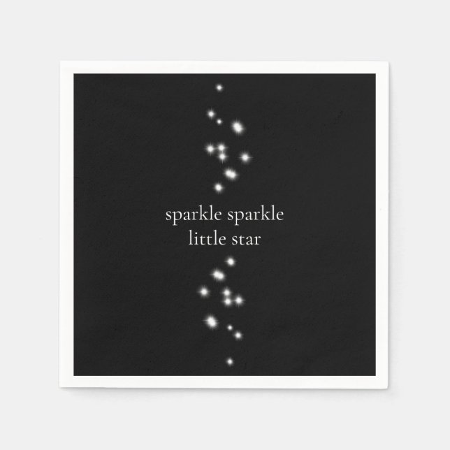 Gnistra Gnistra Little Star Black Starlight Pappersservett (Framsidan)