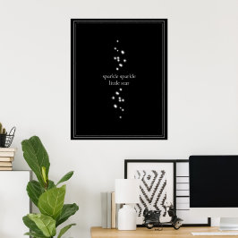 Gnistra Gnistra Little Star Black Starlight Poster