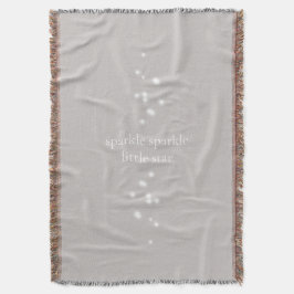 Gnistra Gnistra Little Star Silver Grått Starlight Filt