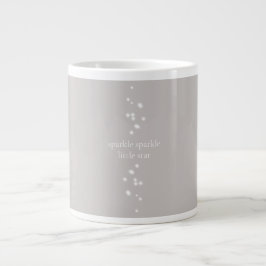 Gnistra Gnistra Little Star Silver Grått Starlight Jumbo Mugg