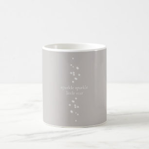 Gnistra Gnistra Little Star Silver Grått Starlight Kaffemugg