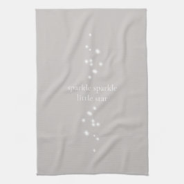 Gnistra Gnistra Little Star Silver Grått Starlight Kökshandduk
