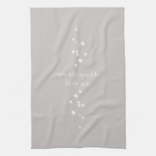 Gnistra Gnistra Little Star Silver Grått Starlight Kökshandduk
