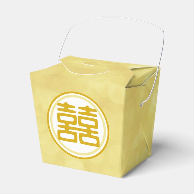 Gnistra Guld Dubbla Happity - Rund Presentaskar (Framsidan Sidan)