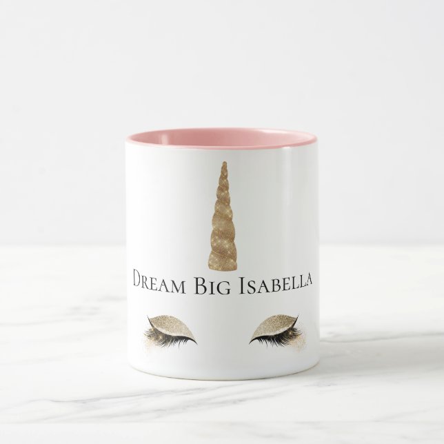 Gnistra Guld Glam Unicorn Mugg (Center)