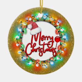 Gnistra Guld jul Lökar God jul Julgransprydnad Keramik