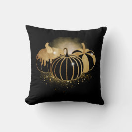 Gnistra Guld Pumpkin Pillow Black Kudde