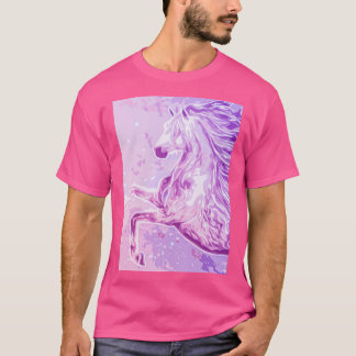 Gnistra Horse Pinks och Lavender T Shirt