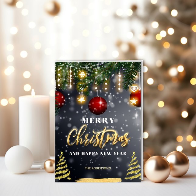 Gnistra jul kort (Skapare uppladdad)