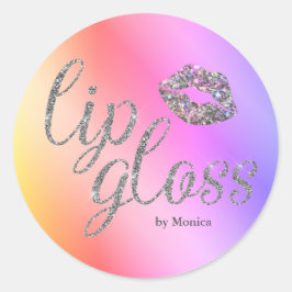 Gnistra Kiss Rainbow Lip Gloss Glam Runt Klistermärke