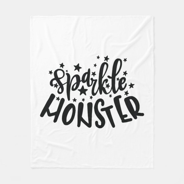 Gnistra Monster Halloween Fleecefilt (Framsidan)