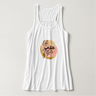 Gnistra och Glitter Tank Linne Med Racerback