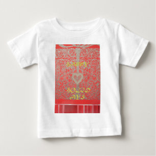 Gnistra och Shine: Red Glitter Heart Lycklig Helgd Tröja