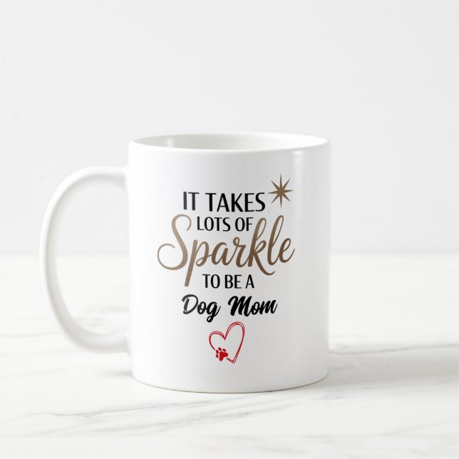✨ Gnistra offertgåva till Hund Mamma Kaffemugg (Vänster)