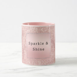 Gnistra Ro Glam Brown Glitter Mugg