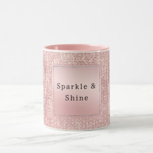 Gnistra Ro Glam Brown Glitter Mugg