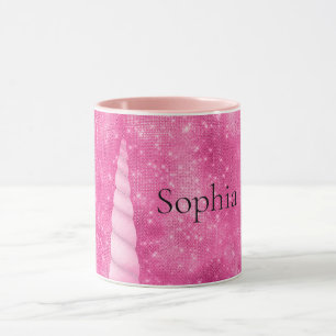Gnistra Rosa Glam Unicorn Birthday Mugg