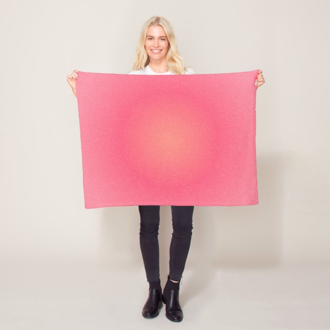  Gnistra Rosa Gradient Fleece Blanket (På plats)