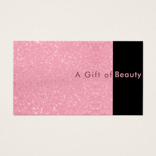 Gnistra Rosa Salon & Spa Gift Certificate Visitkort (Framsidan)