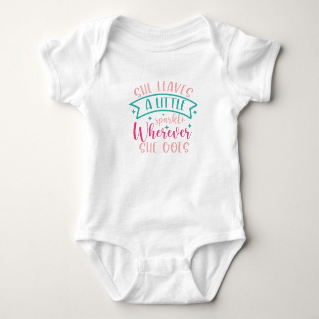 Gnistra Saming Girl Baby T Shirt (Framsida)
