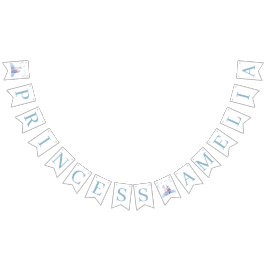 Gnistra Silver Fryst slott 1:a födelsedag Vimplar