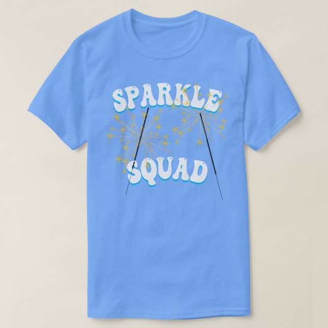 Gnistra Squad 4:e juli USA USA Independence day T Shirt (Design framsida)