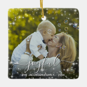 Gnistra Stars Photo Overlay Glatt jul Julgransprydnad Keramik