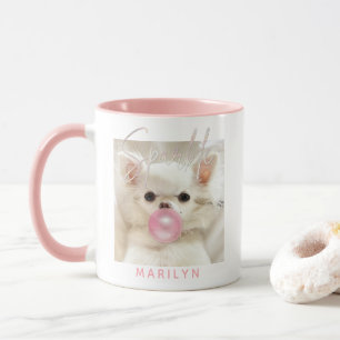 Gnistra Tiny Chi Hund älskare Anpassningsbar Cut Mugg