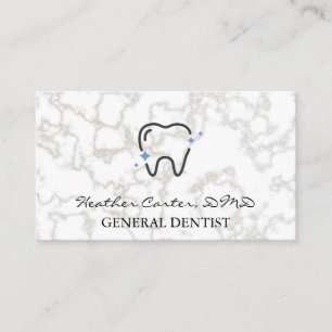 Gnistra Tooth Marble Visitkort