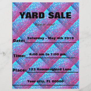 Gnistra Yard Sale/Event Anpassade Papprare Lakan