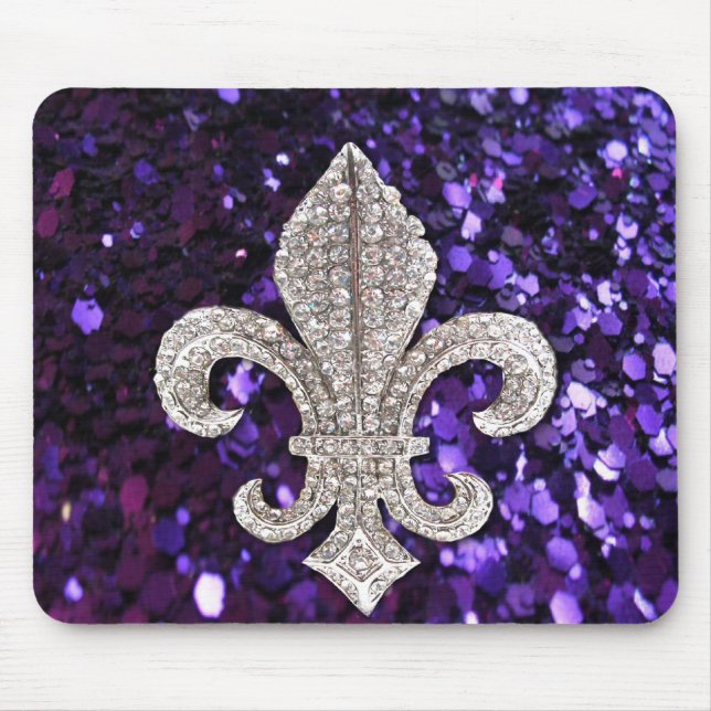 GnistrajuvelFleur De Lis Sequins lilor Musmatta (Framsidan)