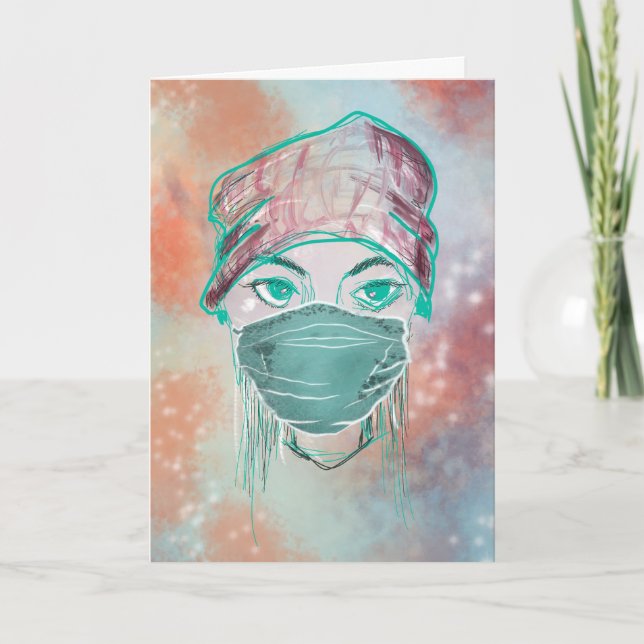 gnistran ansikte mask kort (Framsida)