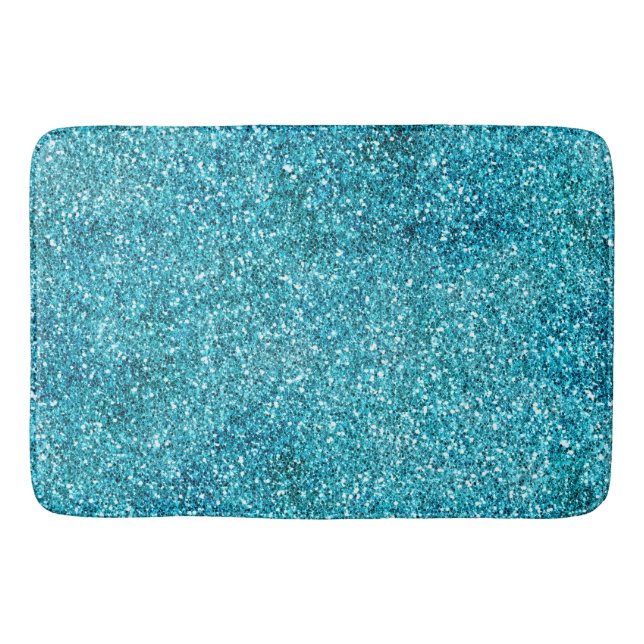 Gnistran Aqua Glitz Glitter Badrumsmatta (Framsidan)