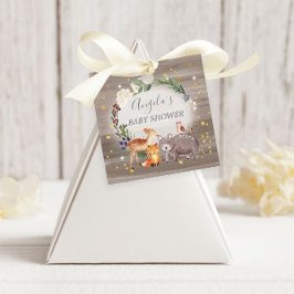 Gnistran Baby Shower för vänner för trädsdjur Gåvor Etiketter