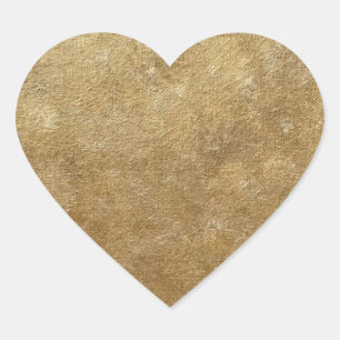 Gnistran Blandad Guld Se hjärtklaffare Hjärtformat Klistermärke
