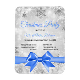 Gnistran Blue Ribbon Party Silver Magnet