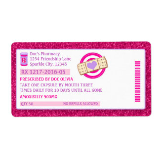 Gnistran Flaska etiketter för dokumentförskrivning Fraktsedel