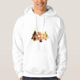 Gnistran för den gyllene julen - det kommande Träd Hoodie