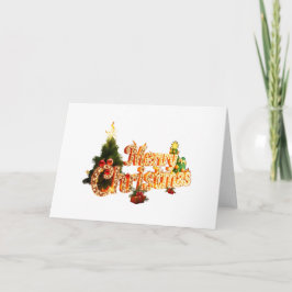 Gnistran för den gyllene julen - det kommande Träd Inbjudan