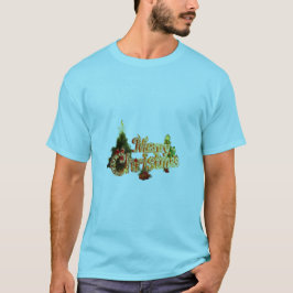 Gnistran för den gyllene julen - det kommande Träd T Shirt