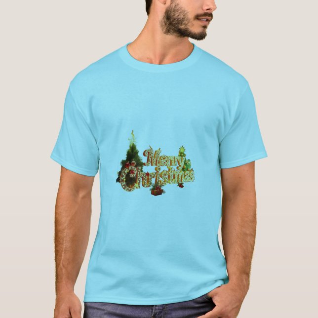 Gnistran för den gyllene julen - det kommande Träd T Shirt (Framsida)