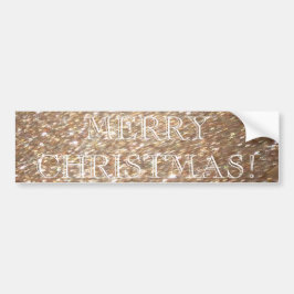 Gnistran Glamor Light i guld Glitter God jul Bildekal